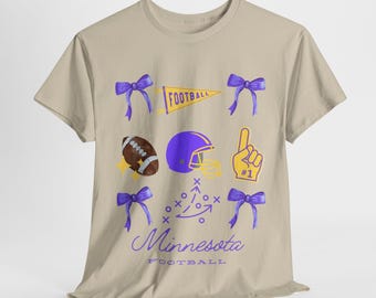 Camiseta de fútbol de Minnesota, atuendo para el día del partido, camiseta con espíritu de equipo
