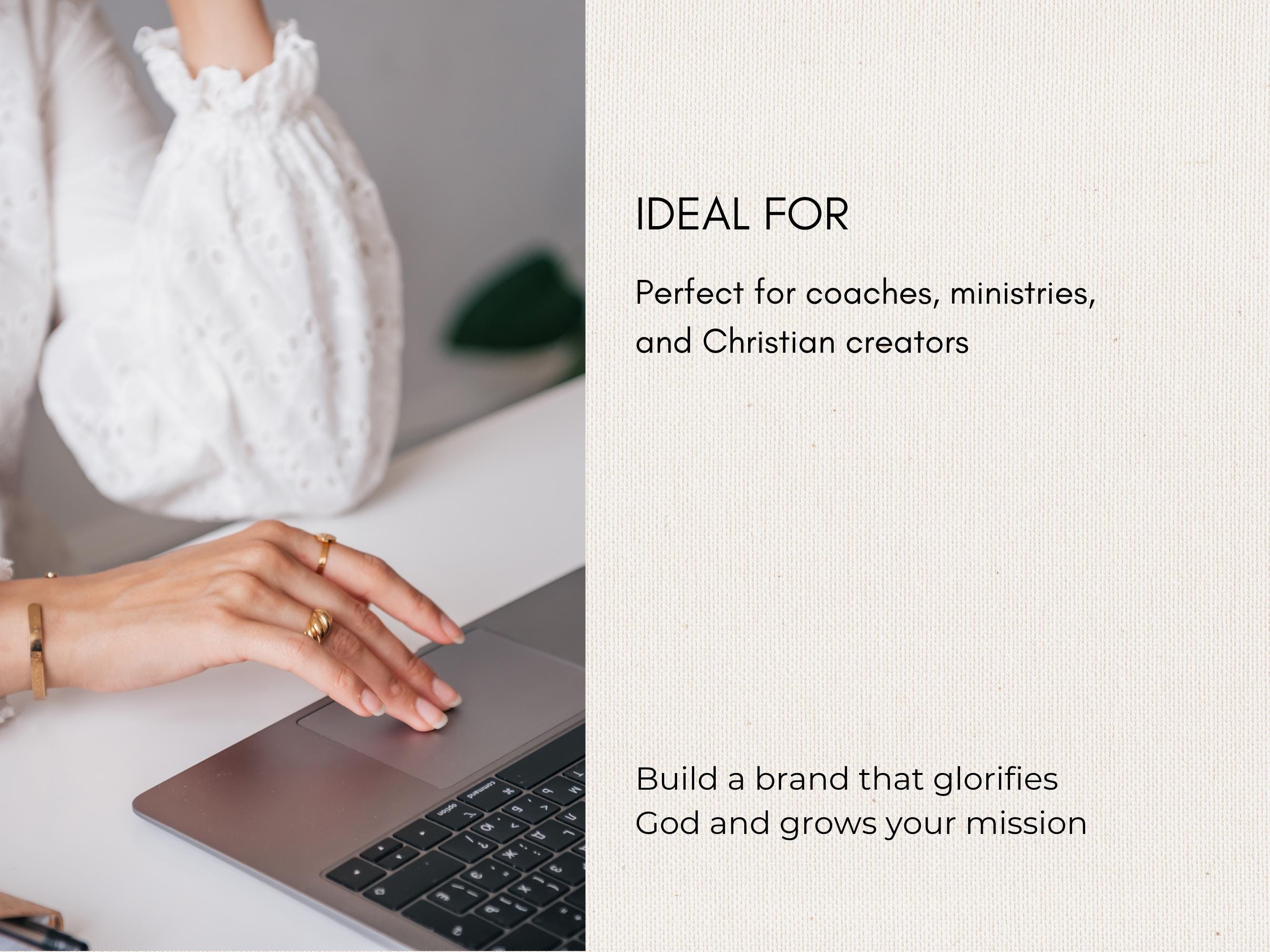 Christian Branding Kit | Canva Editable Templates, Email Marketing ...