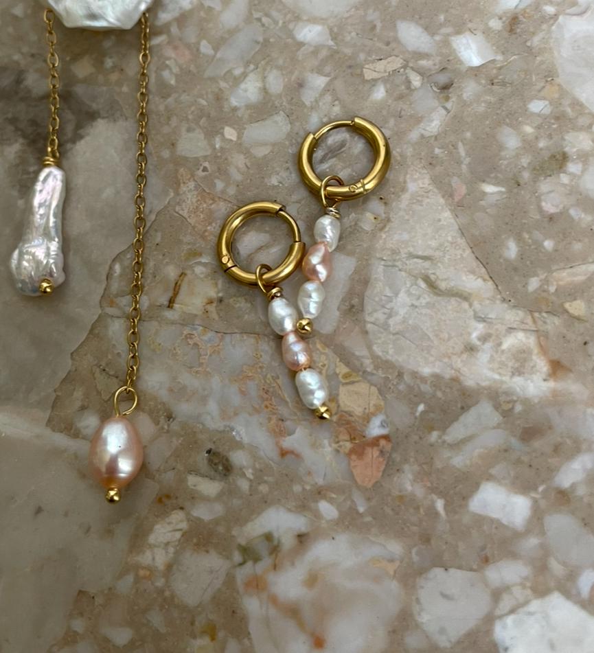 Orecchini In Oro Bianco 18 Kt Con Diamanti E Perla Oceanica Giapponese 77 50 Mm - Foto 10