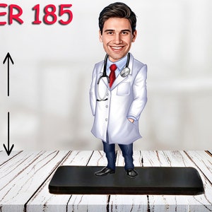 doctor Congratulations New Job Custom Caricature Trinket Promotion Gift Birthday Present For Boyfriend Anniversary Present For Husband