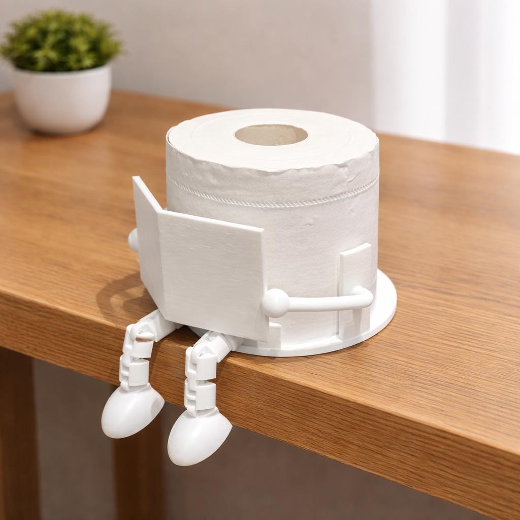 2 stuks Ant Toiletrol Papier Houder, 3D Gedrukt Vrijstaande Toiletrol Houder, Grappige Ant Kruiwagen Toilet Tissue Houder, Schattig Badkamer Decor