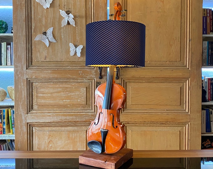 Violin Violin Upcycling Table Lamp Lamp - Etsy