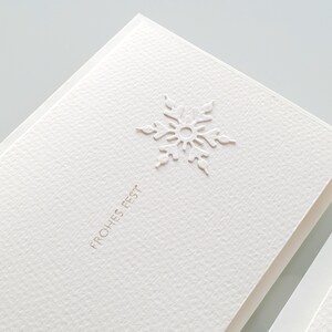 Cartolina di Natale FIOCCO DI NEVE