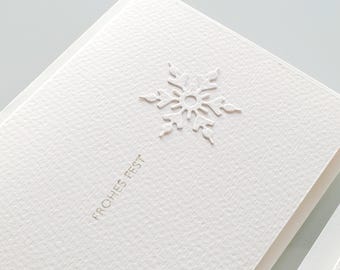 Christmas card SNOWFLAKE