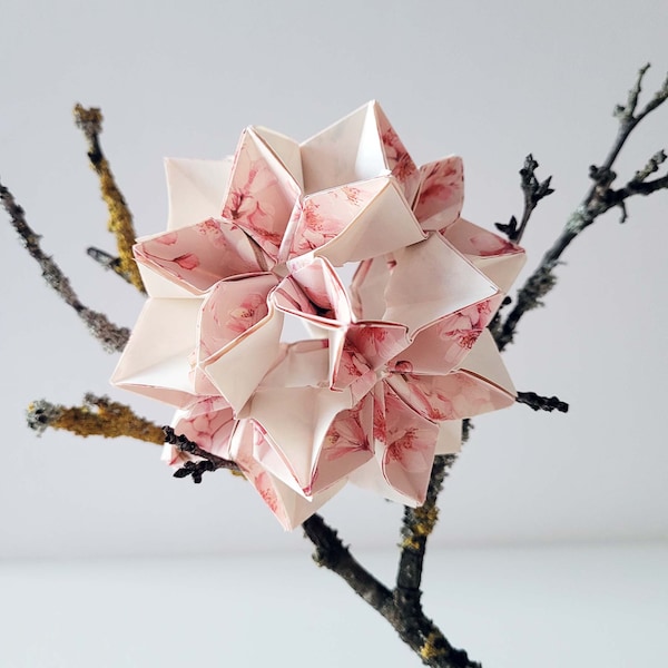 Papierblume "Kirschblüte" – Origami