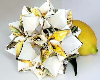 Origami ball "LEMON" – handmade
