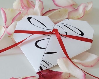 HEART with Ribbon – Origami