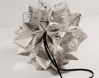 Recycling Paper Flower Ball "NOTES" – Origami