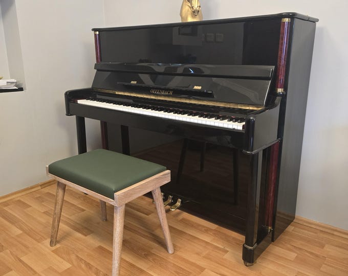 Unique Tumbled Wood Piano Bench - Vintage-Inspired Seating for Your Living Room, Handmade Piano Bench, Wooden Gift, Gift for Her