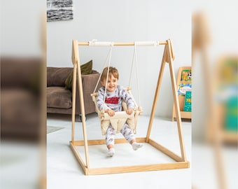 Unique Wooden Toddler Playground - Personalized Gift for Birthday or Christmas