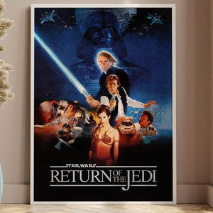 Return of the Jedi - 1983 Movie poster. Richard Marquand, Mark Hamill, Harrison Ford