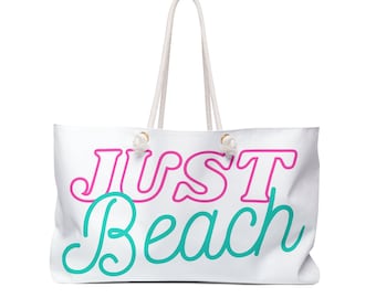 Beach Tote| Summer Beach Bag | Weekender Tote | Weekender Bag Women | Oversized Tote Bag | Custom Beach Bag | Personalized Large Tote