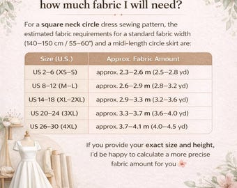 how much fabric for a midi dress How much fabric do I need? Simplifi Fabric