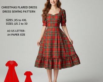 chinese dress ladies Womens Christmas Party Dresses Snowflakes Pattern High Low Hem Midi Dress  Long Sleeve Plush Trim V Neck Swing Dress, 06-red, X-Large : Amazon.ca:  Clothing, Shoes & Accessories