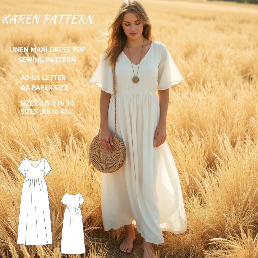 chinese dress ladies The Serena Maxi Dress - Simple Sew