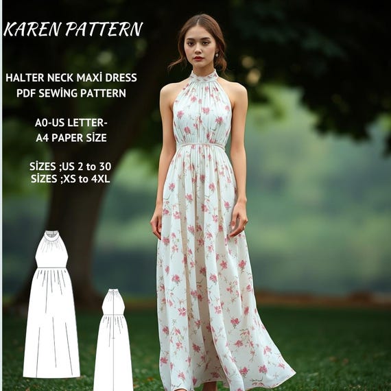 slim fit dress slacks Berylove Women White Engagement Dress Halter A Line Chiffon Sleeveless Maxi Dress, White / US16