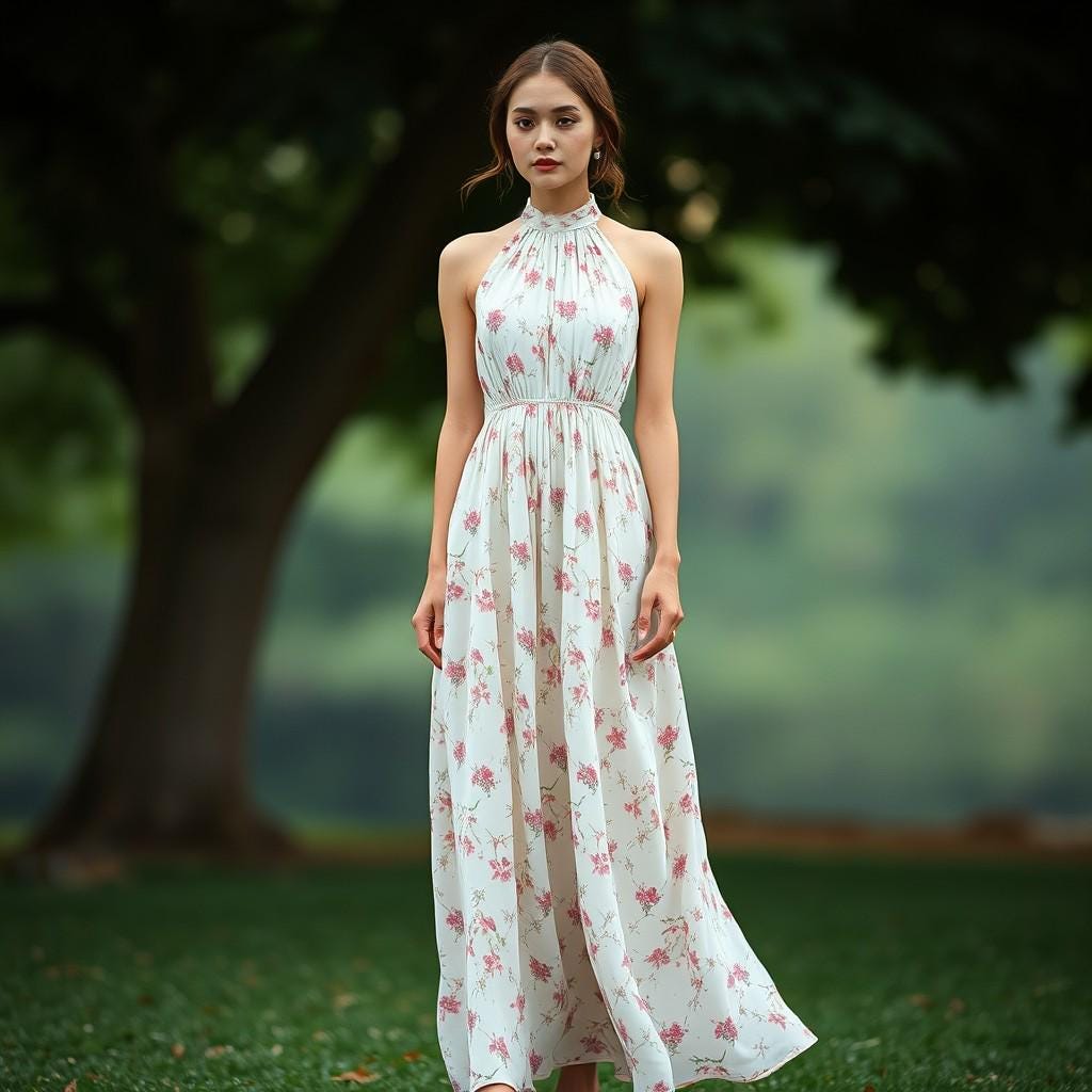 high neck maxi dress pattern PDF Dress Pattern - Camile Knit Dress