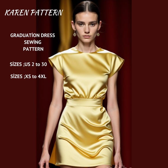 slim fit dress slacks Zapaka Women Off The Shoulder Graduation Dress A Line Ruffled Pleated Little White Dress, Daffodil / US6 main image 1
