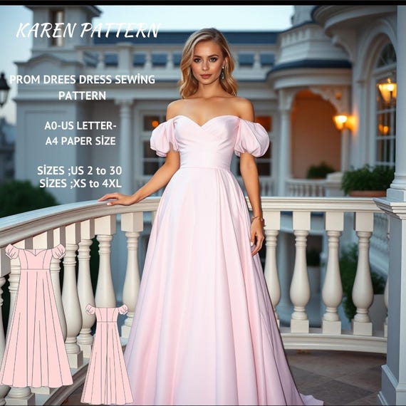 off the shoulder prom dress pattern Floral Brocade Off-the-Shoulder Prom Dress