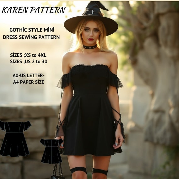 gothic short dress Gothic Brocade Corset Dress  Black Gold Dark Academia Mini Dress