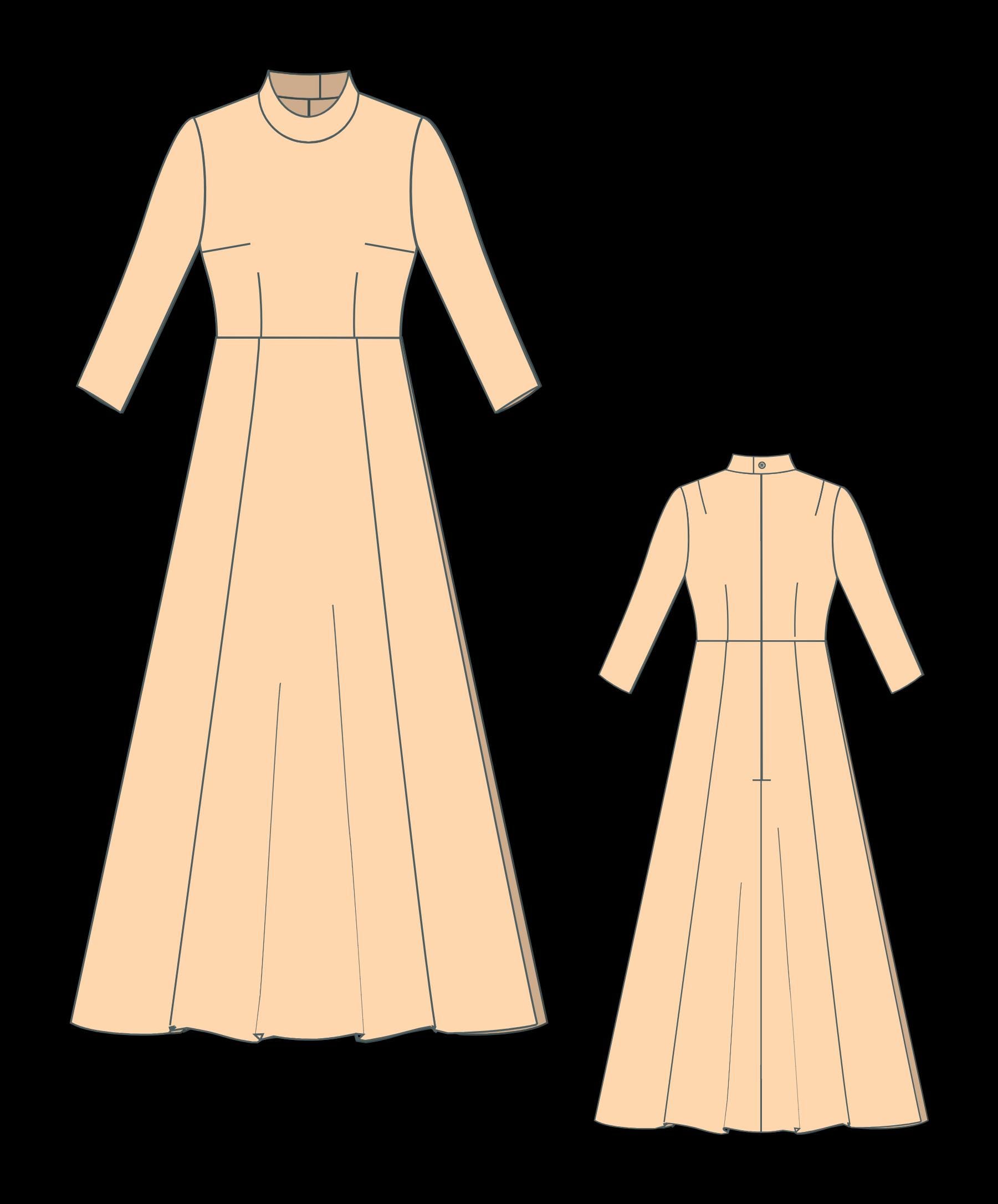 modest formal dress patterns Modest Maxi Dress Sewing Pattern:evening Gown (US 2-30, XS-4XL) (PDF Pattern)