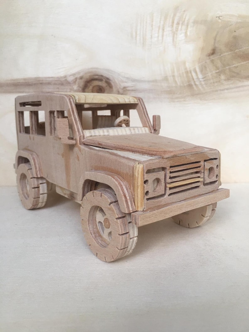 Handcrafted Wooden Range Rover Defender Rustic Decor for Enthusiasts ...
