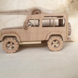 Handcrafted Wooden Range Rover Defender Rustic Decor for Enthusiasts ...