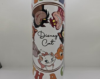 Cat Lover - Cats Rule - Disney cat - Cat Tumbler - 20oz tumbler