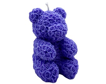 Vela de peluche rosa