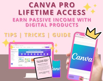 2024 CANVA PRO Premium Lifetime Access 24/7 Easy To Access! with Guide and Tips for Beginners | Premium Pro Access - 1 month