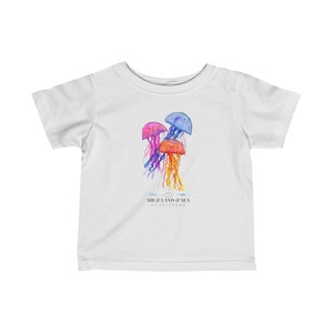 Infant Fine Jersey Graphic Tee / Sea Collection / Jelly Fish