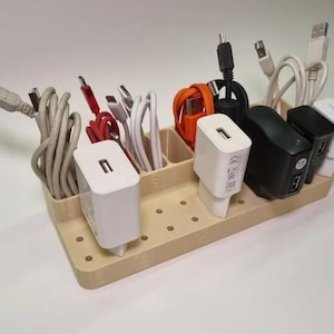 Organiser for USB cables and chargers