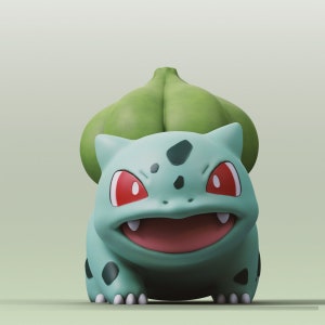 Puede incluir: Un personaje de dibujos animados verde y azul con ojos rojos y una boca muy abierta. El personaje tiene una cabeza verde bulbosa y un cuerpo redondo con manchas negras.