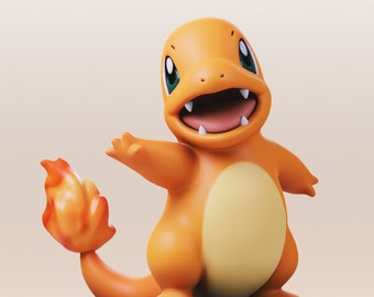 Model 3D Pokemona Charmandera