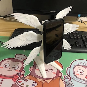 Angel Wings Mobile Phone Stand ,Phone Holder, Six Wing Angels