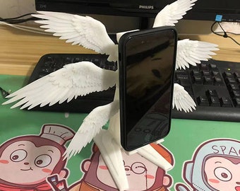 Angel Wings Mobile Phone Stand ,Phone Holder, Six Wing Angels