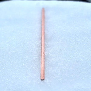 Handmade Copper Straw 8.5in: Reusable, Antimicrobial, Eco-Friendly
