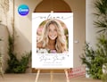 Graduation Party Welcome Sign Template, Photo Graduation Welcome Poster, Modern Minimalist Graduation Welcome, Editable Canva Template