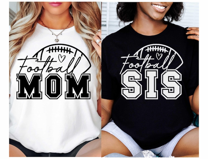 Football Mom SVG, Football Mom PNG, Football Mama Svg, Football Family Svg Bundle, Football Dad Svg, Football Nana Svg, Football Shirts Svg image 3