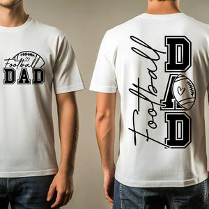 Football Dad SVG, Football Dad PNG, Football Dad Shirt Svg, Football Svg, Football Papa Svg, Football Shirt Svg, Game Day Svg Sublimation