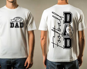 Football Dad SVG, Football Dad PNG, Football Dad Shirt Svg, Football Svg, Football Papa Svg, Football Shirt Svg, Game Day Svg Sublimation