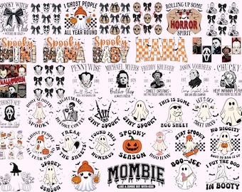 40+ Retro Halloween Bundle PNG, Halloween Bundle, Halloween Png, Gruselige Saison Png, Herbst Png, Retro Halloween Png, Halloween Png Designs