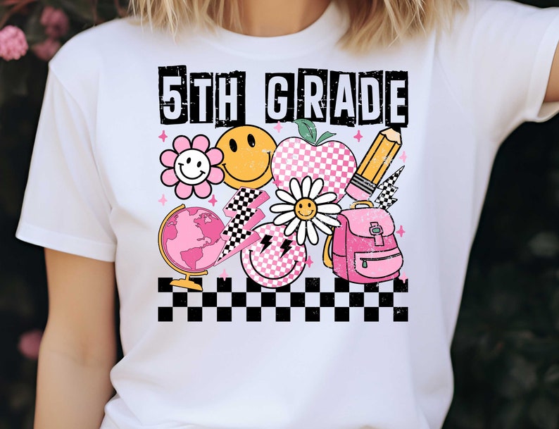 Back to School PNG Bundle, Retro Back to School Png, School Grade Png ...