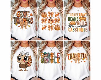 Paquete PNG de Acción de Gracias, Coqueta colorida PNG de Acción de Gracias, Agradecido PNG, Acción de Gracias PNG, Dar gracias PNG, Temporada de calabazas PNG Sublimación