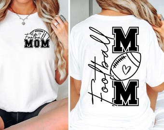 Football Mom SVG, Football Mom Png, Football Mom Shirt Svg, Football Svg, Football Mama Svg, Football Clipart, Game Day Svg, Png Sublimation