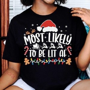 Most Likely to Christmas Shirt Svg Bundle, 90+ Most Likely to Christmas Svg Bundle, Most Likely to Svg, Funny Most Likely to Christmas Png image 6