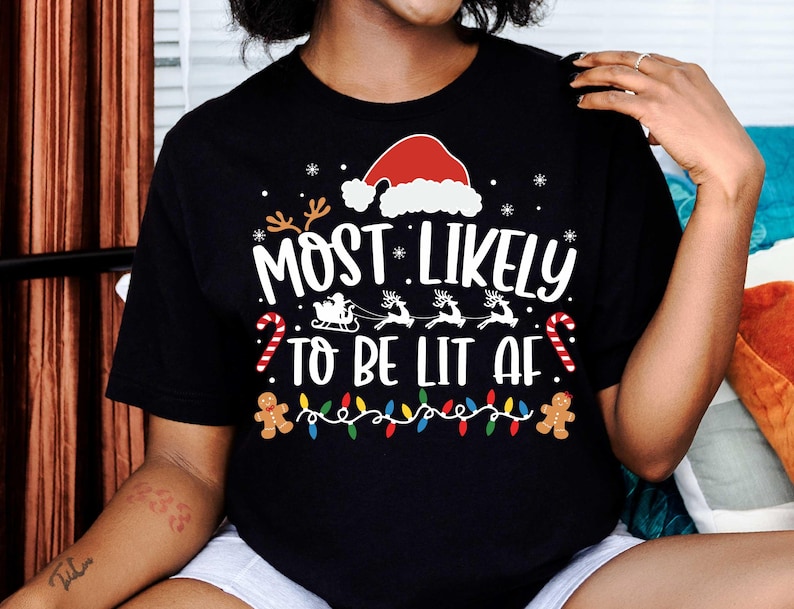 Most Likely to Christmas Shirt Svg Bundle, 90+ Most Likely to Christmas Svg Bundle, Most Likely to Svg, Funny Most Likely to Christmas Png image 6