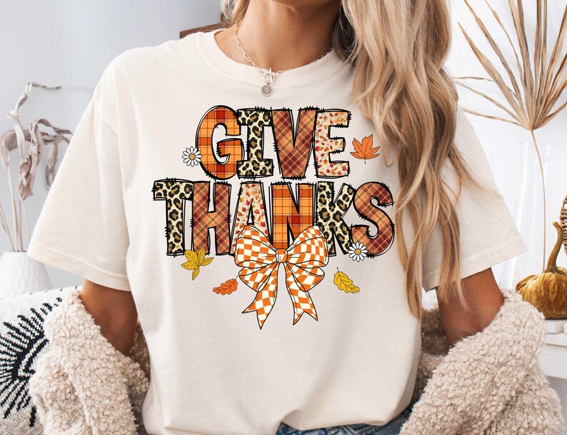 Thanksgiving PNG-paket, färgglad kokett Thanksgiving-png, tacksamhet-png, Thanksgiving-png, tacksamhet-png, pumpasäsong-png sublimering bild 2