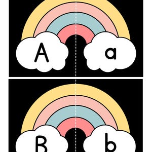 Alphabet Matching Cards for Kids Interactive ABC Learning Game, Bonus Activity for Toddlers Preschooler learning visual skill practice