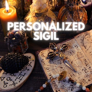 Custom Hand-Drawn Sigil: Personalized Talisman (Digital Download)